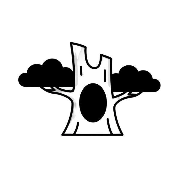 Minimalist hollow uro icon